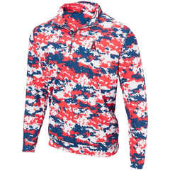 Los Angeles Angels Digital Camo Performance Quarter-Zip Pullover Jacket Lifestyle
