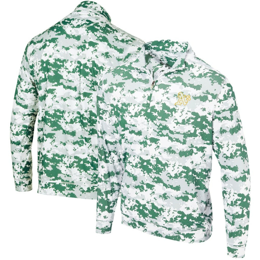 Athletics Digital Camo Performance Quarter-Zip Pullover Jacket for sale