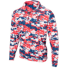 Texas Rangers Digital Camo Performance Quarter-Zip Pullover Jacket Sale
