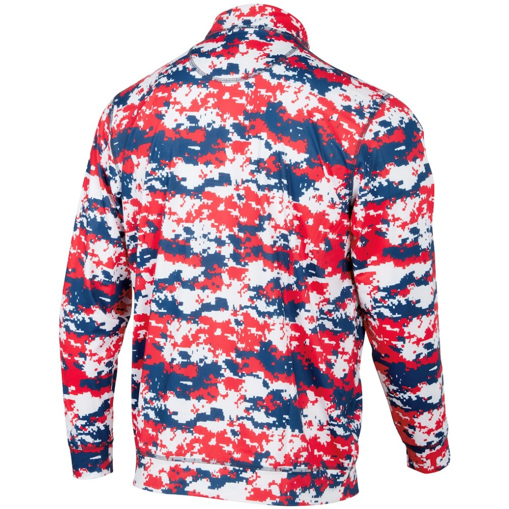 Texas Rangers Digital Camo Performance Quarter-Zip Pullover Jacket Sale
