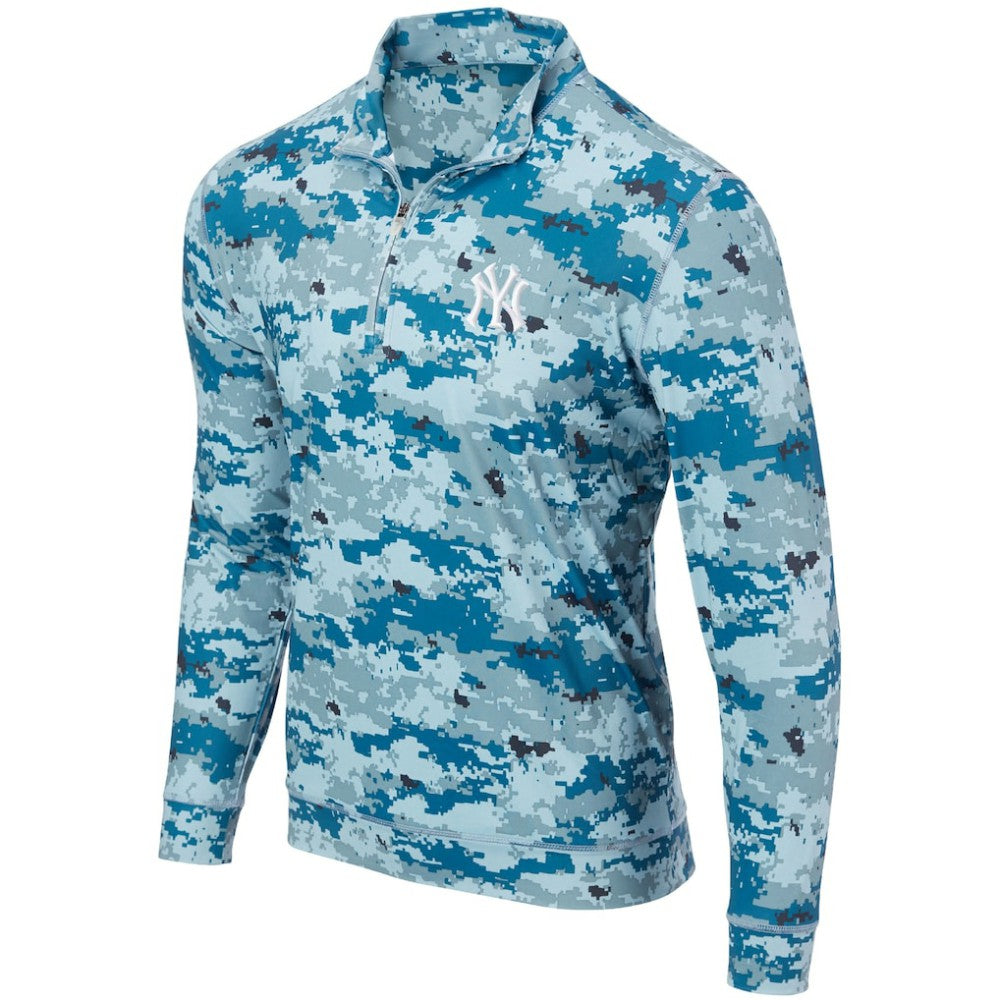 New York Yankees Digital Camo Performance Quarter-Zip Pullover Jacket discount