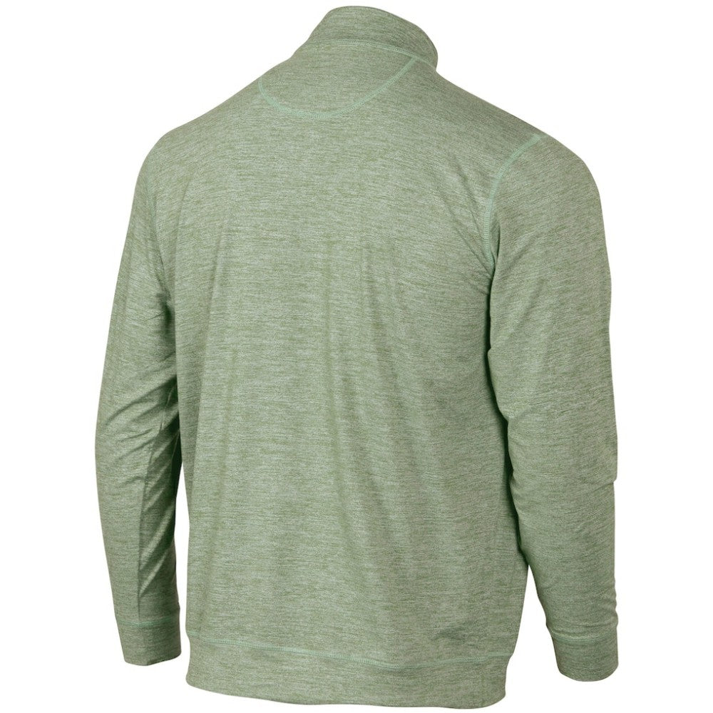Seattle Mariners Peached Marled Yarn Quarter-Zip Pullover Jacket Clearance
