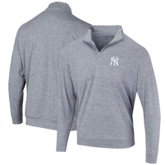 New York Yankees Peached Marled Yarn Quarter-Zip Pullover Jacket Near Me