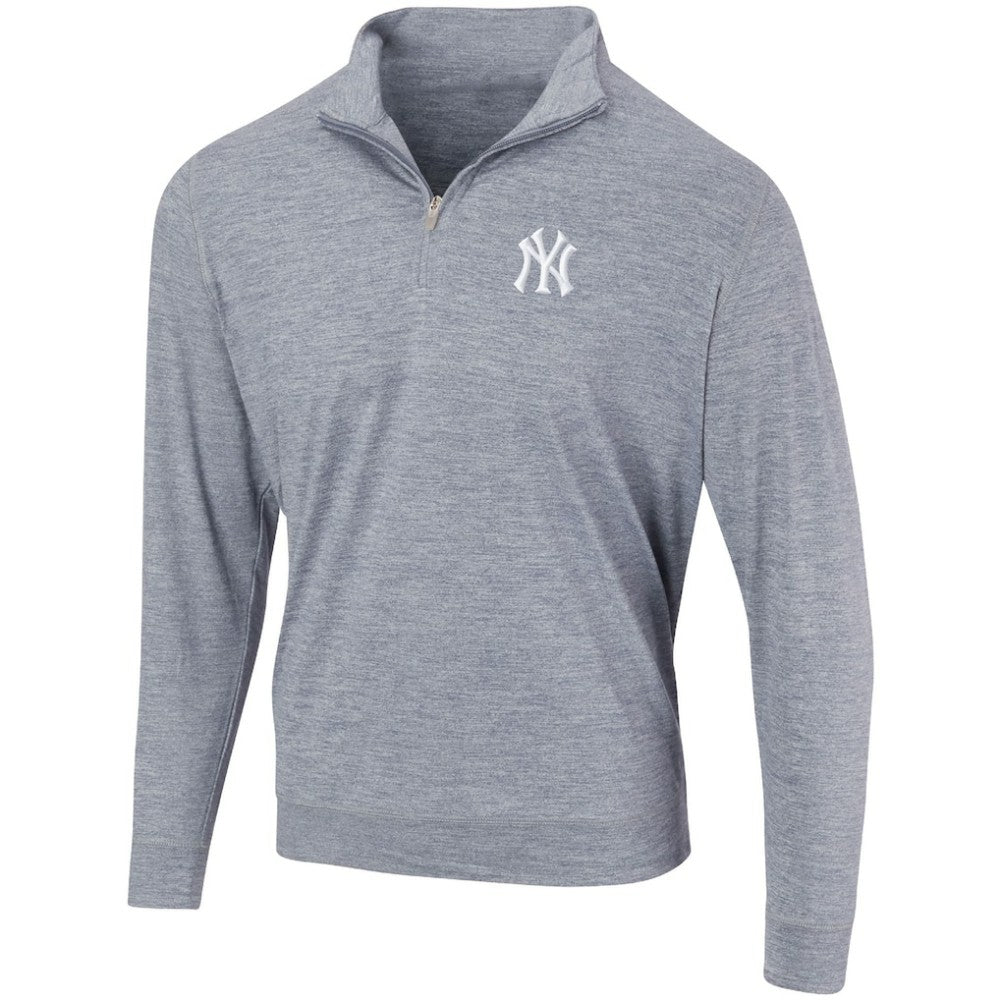 New York Yankees Peached Marled Yarn Quarter-Zip Pullover Jacket Near Me