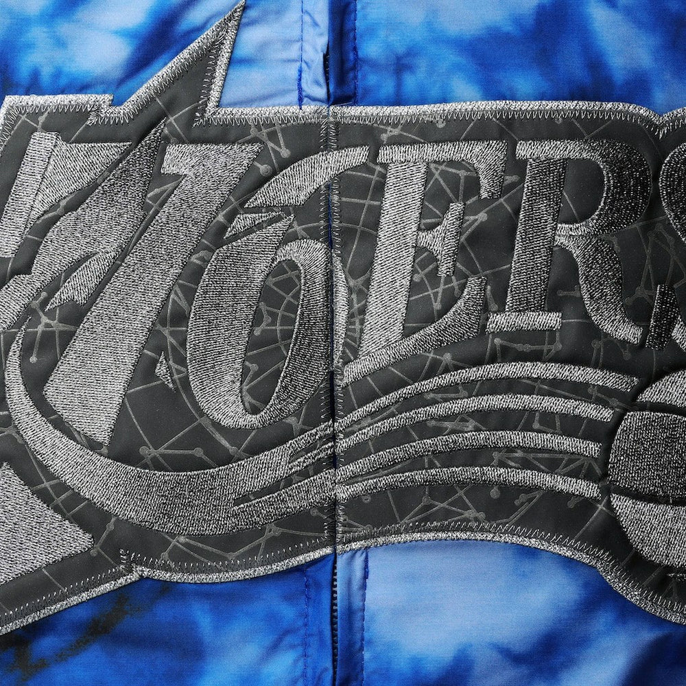 Mitchell & Ness - Philadelphia 76ers Women's Galaxy Sublimated Windbreaker Pullover Full-Zip Hoodie - Royal