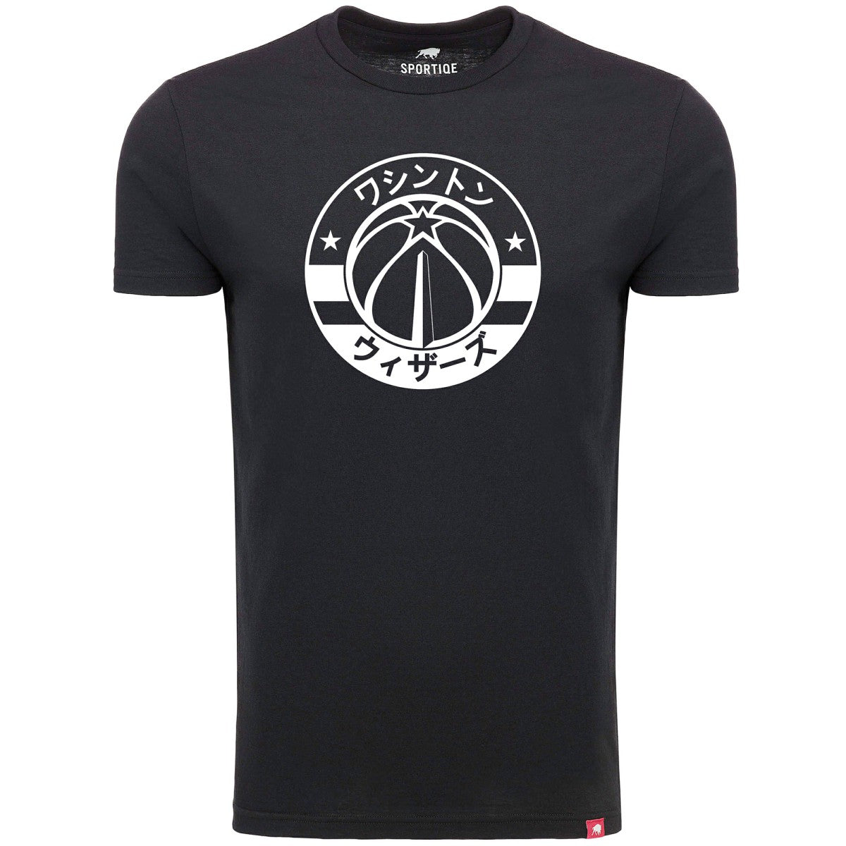 NBA - Washington Wizards Sportiqe Japanese Language Comfy Tri-Blend T-Shirt - Black