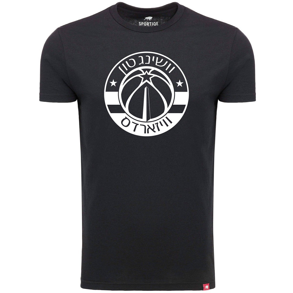NBA - Washington Wizards Sportiqe Hebrew Language Comfy Tri-Blend T-Shirt - Black