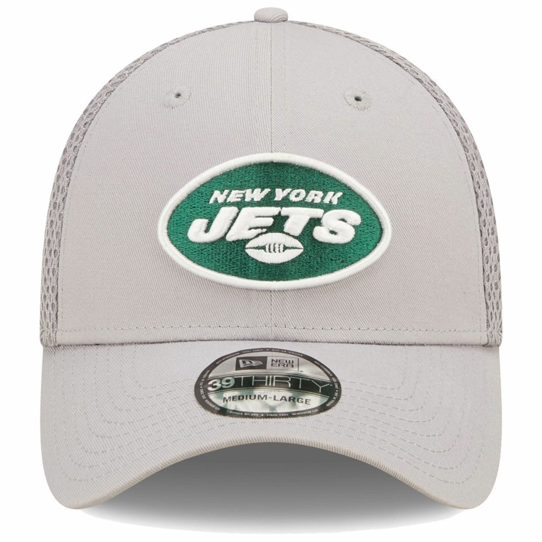 New York Jets New Era Team Neo 39THIRTY Flex Hat Gray - NFL