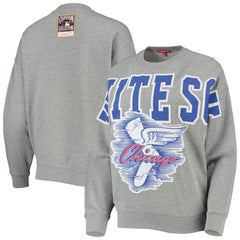 Chicago White Sox Mitchell & Ness Women's Cooperstown Collection Logo Lightweight Pullover Sweatshirt Clearance