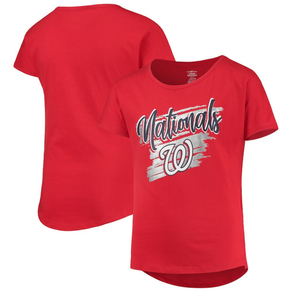 Washington Nationals Girls Youth Dream Scoop-Neck T-Shirt Online