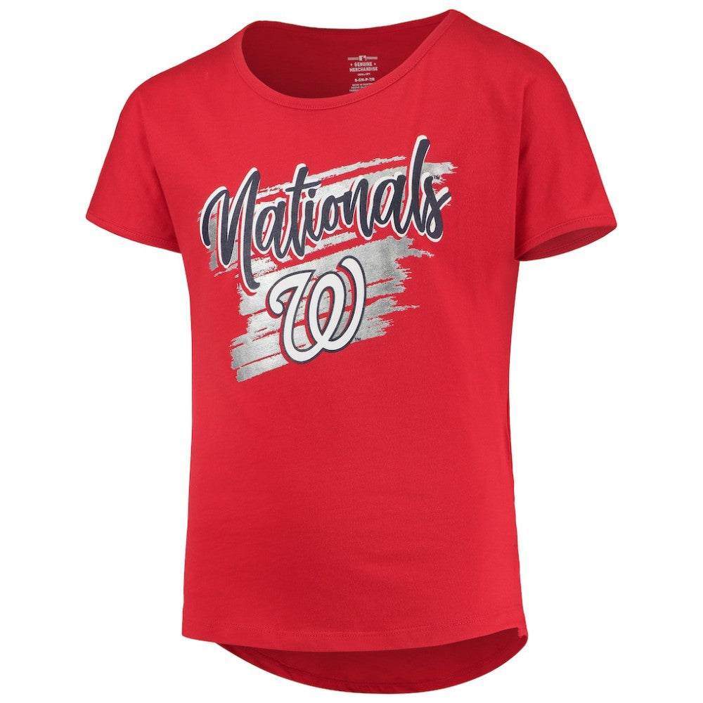 Washington Nationals Girls Youth Dream Scoop-Neck T-Shirt Online
