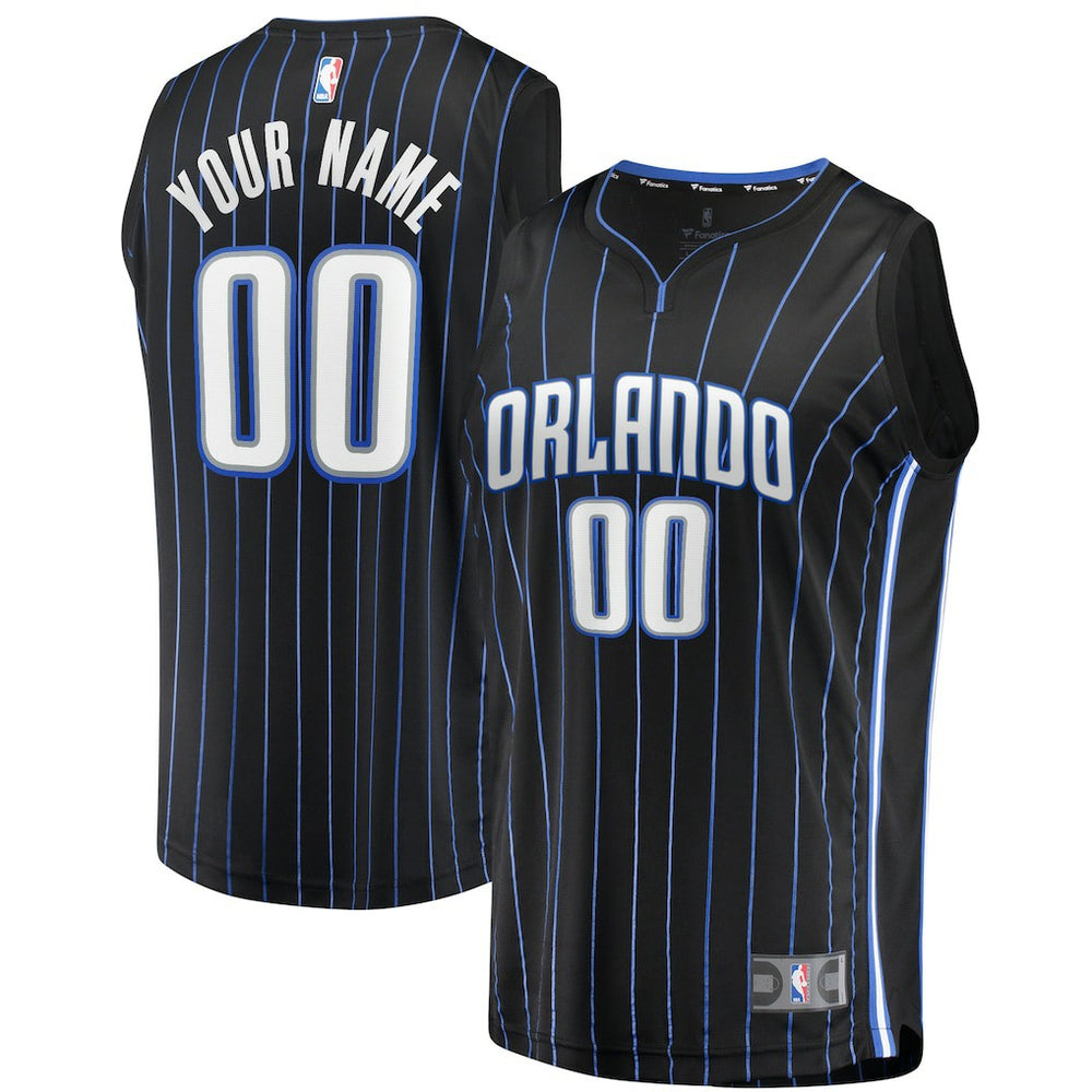 Fanatics - Orlando Magic Youth Fast Break Replica Custom Jersey Black - Icon Edition
