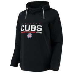Chicago Cubs Levelwear Women's Vega Funnel Neck Raglan Pullover Sweatshirt discount