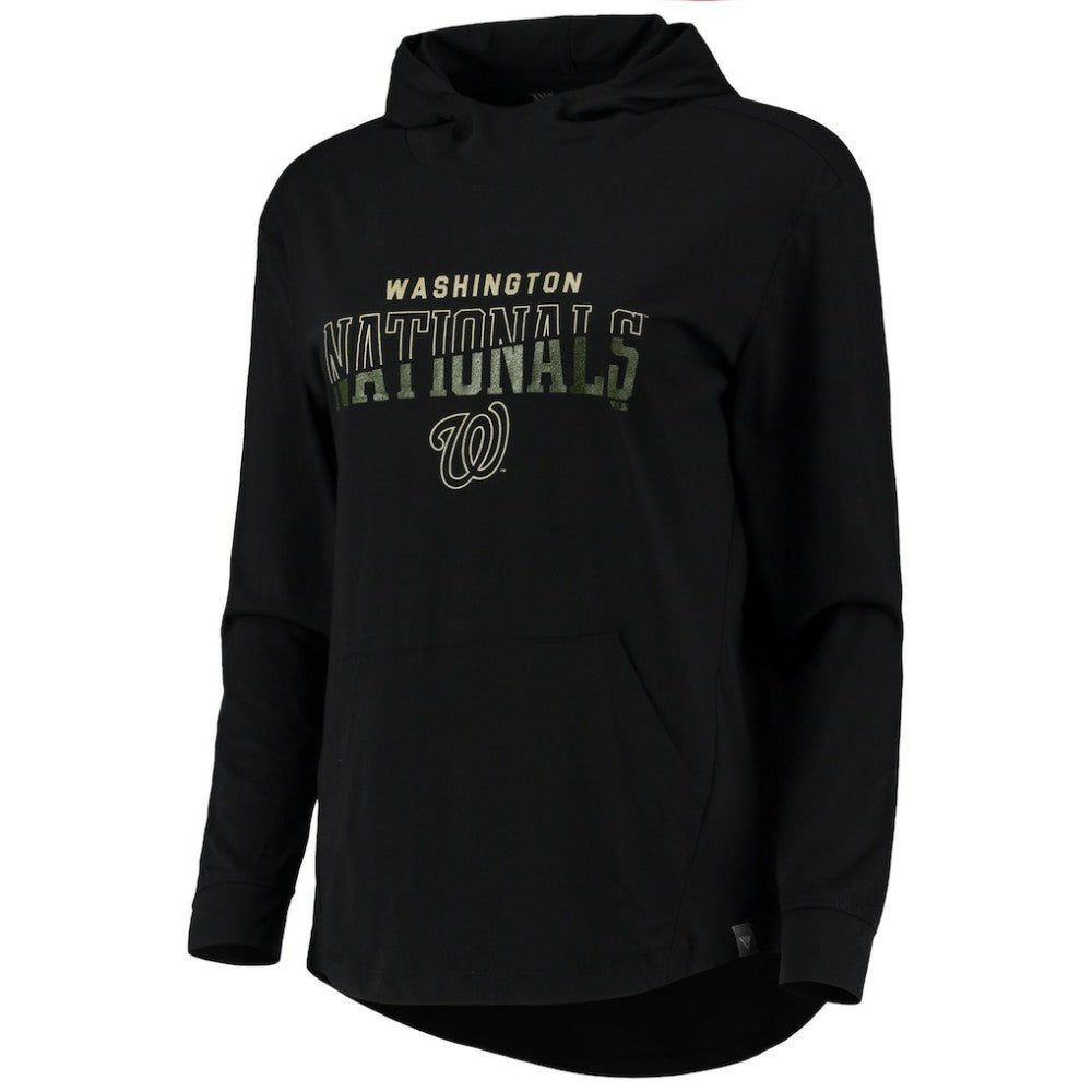 Washington Nationals Levelwear Women's Vivid Scuba Neck Pullover Hoodie for sale