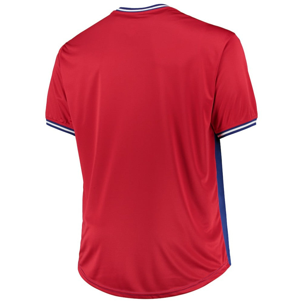 Chicago Cubs Solid V-Neck T-Shirt Online