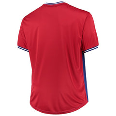 Chicago Cubs Solid V-Neck T-Shirt Online