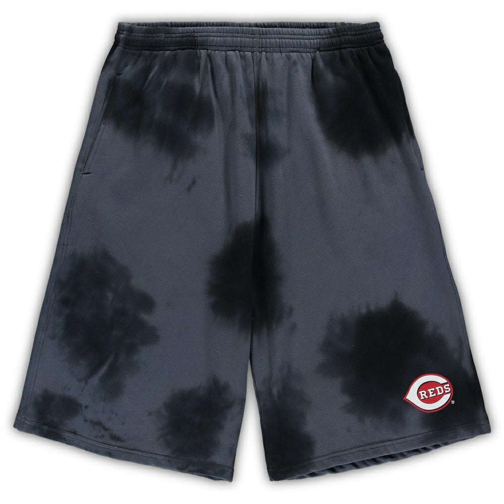 Cincinnati Reds Big & Tall Tye Dye Fleece Shorts for sale