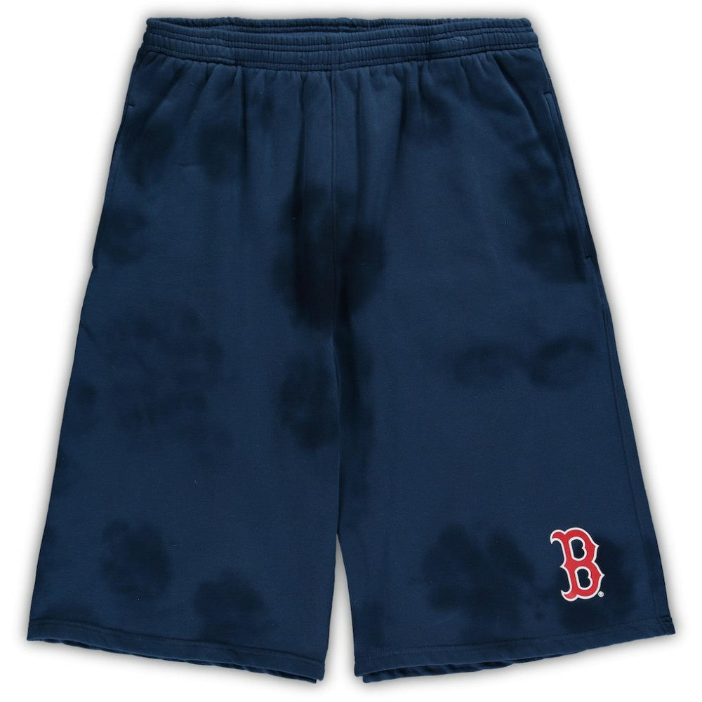 Boston Red Sox Big & Tall Tye Dye Fleece Shorts for sale