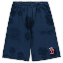Boston Red Sox Big & Tall Tye Dye Fleece Shorts for sale