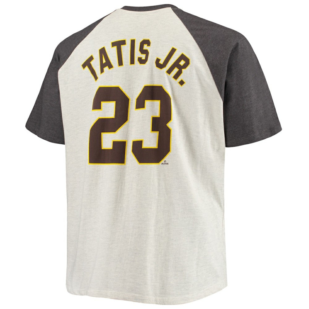 Fernando Tatis Jr. San Diego Padres Big & Tall Name & Number Raglan T-Shirt Near Me