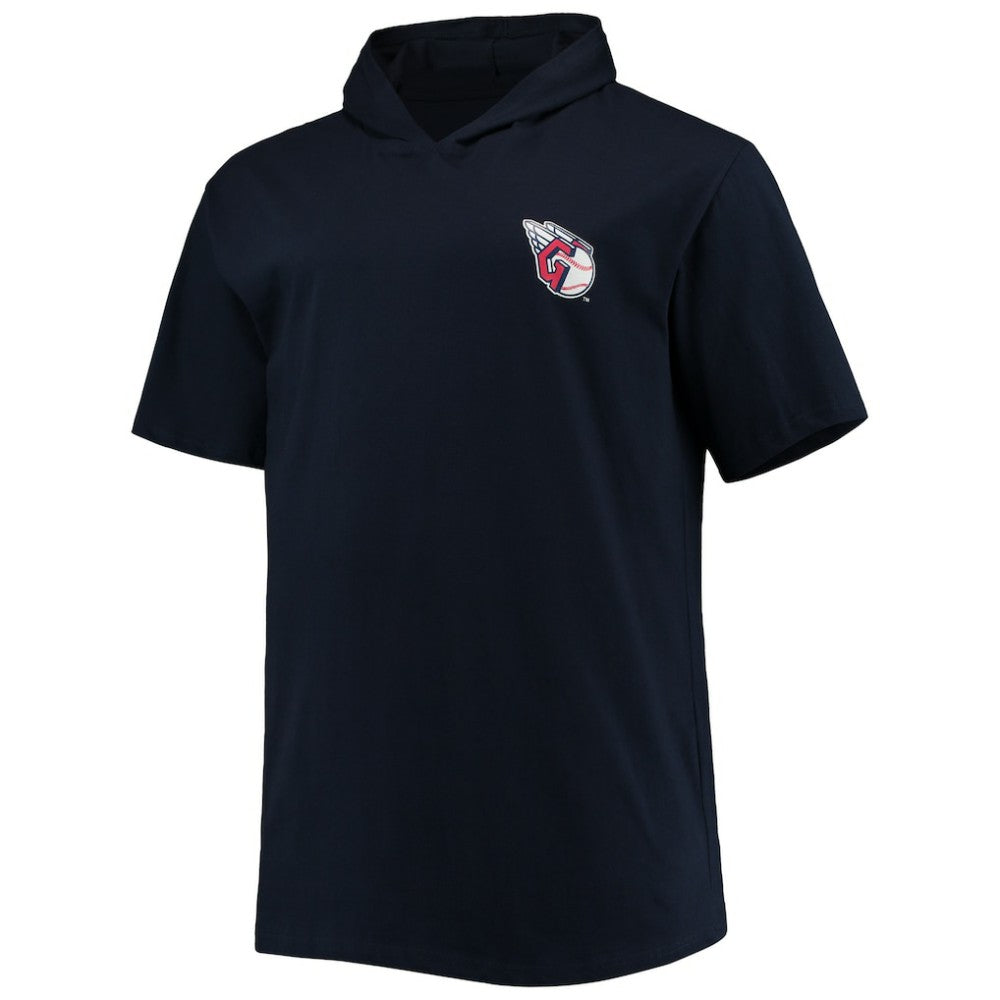 Cleveland Guardians Big & Tall Jersey Short Sleeve Pullover Hoodie T-Shirt Sale