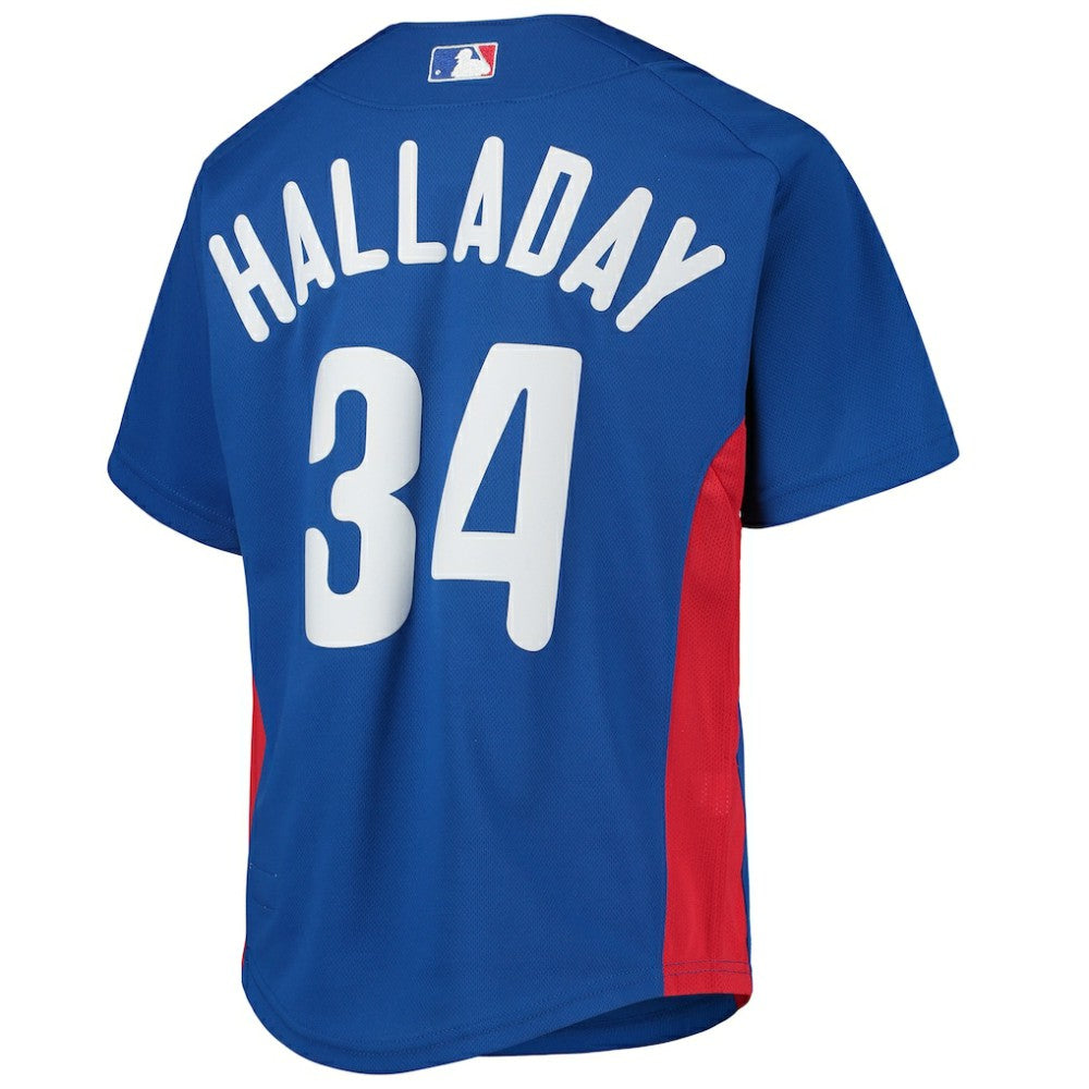 Roy Halladay Philadelphia Phillies Mitchell & Ness Youth Cooperstown Collection Mesh Batting Practice Jersey Near Me