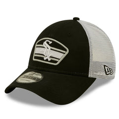 Chicago White Sox New Era Logo Patch 9FORTY Trucker Snapback Hat Near Me