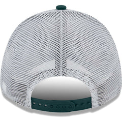 Athletics New Era Logo Patch 9FORTY Trucker Snapback Hat Lifestyle