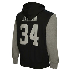 Bo Jackson Las Vegas Raiders Retired Player Name & Number Pullover Hoodie Black - Mitchell & Ness