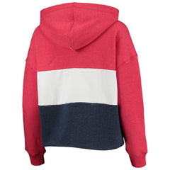 Washington Nationals '47 Women's Lizzy Cropped Pullover Hoodie discount