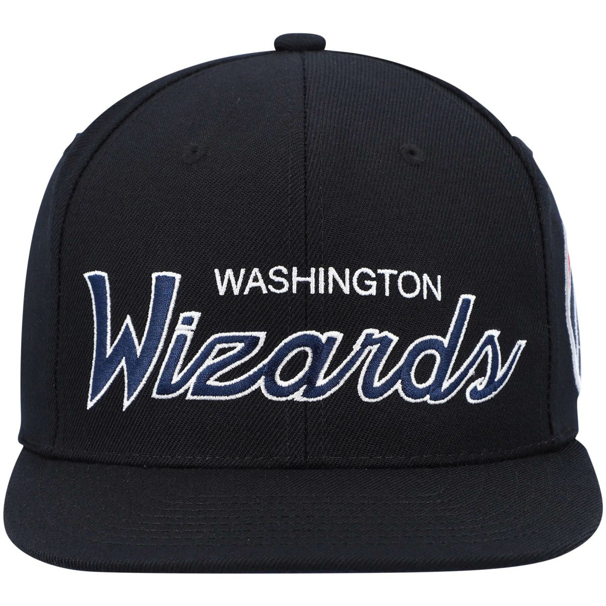 Mitchell & Ness - Washington Wizards Hardwood Classics Script 2.0 Snapback Hat - Black