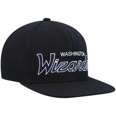 Mitchell & Ness - Washington Wizards Hardwood Classics Script 2.0 Snapback Hat - Black