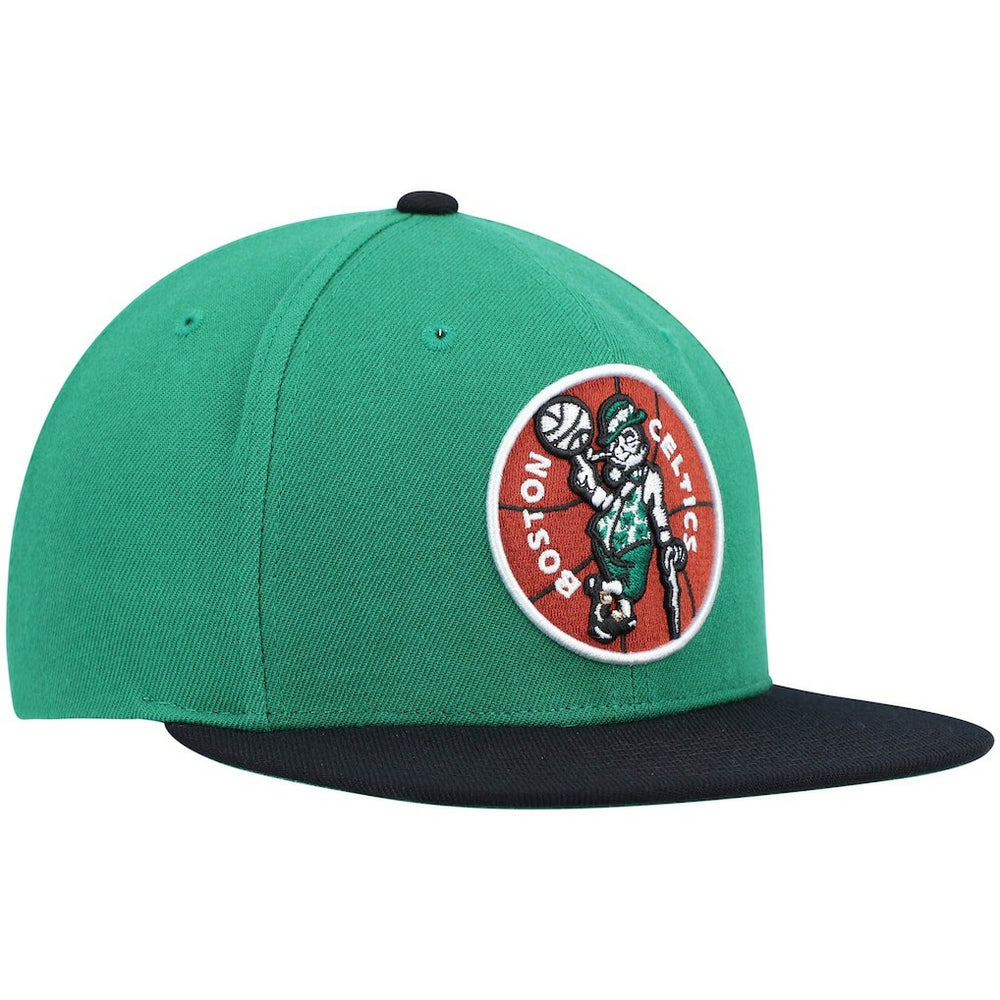 Mitchell & Ness - Boston Celtics Hardwood Classics Team Two-Tone 2.0 Snapback Hat - Kelly Green/Black