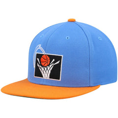 Mitchell & Ness - Cleveland Cavaliers Hardwood Classics Team Two-Tone 2.0 Snapback Hat - Blue/Orange