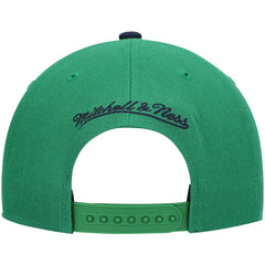 Mitchell & Ness - Dallas Mavericks Hardwood Classics Team Two-Tone 2.0 Snapback Hat - Green/Navy