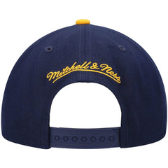 Mitchell & Ness - Golden State Warriors Hardwood Classics Team Two-Tone 2.0 Snapback Hat - Navy/Gold