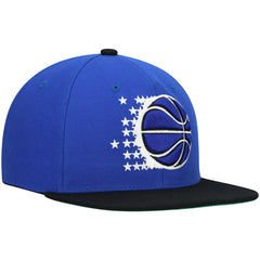Mitchell & Ness - Orlando Magic Hardwood Classics Team Two-Tone 2.0 Snapback Hat - Blue/Black