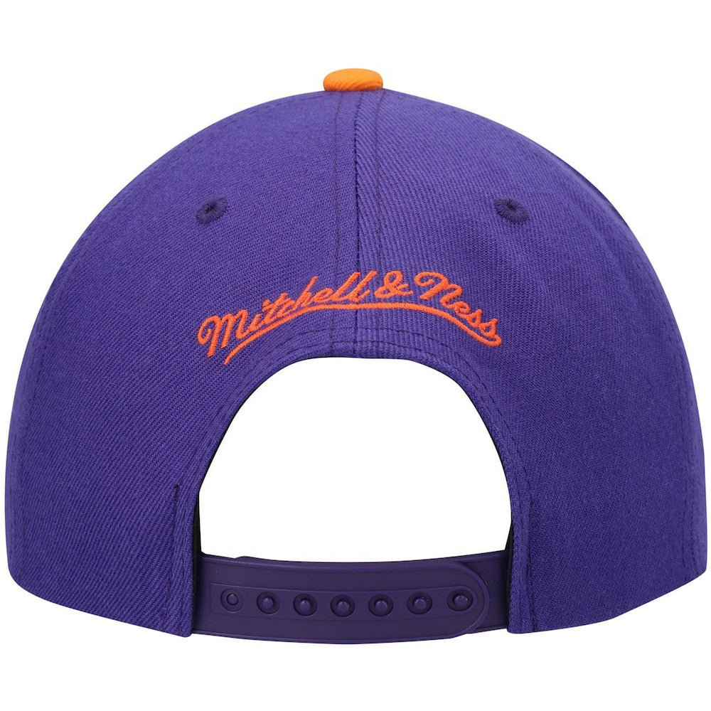 Mitchell & Ness - Phoenix Suns Hardwood Classics Team Two-Tone 2.0 Snapback Hat - Purple/Orange