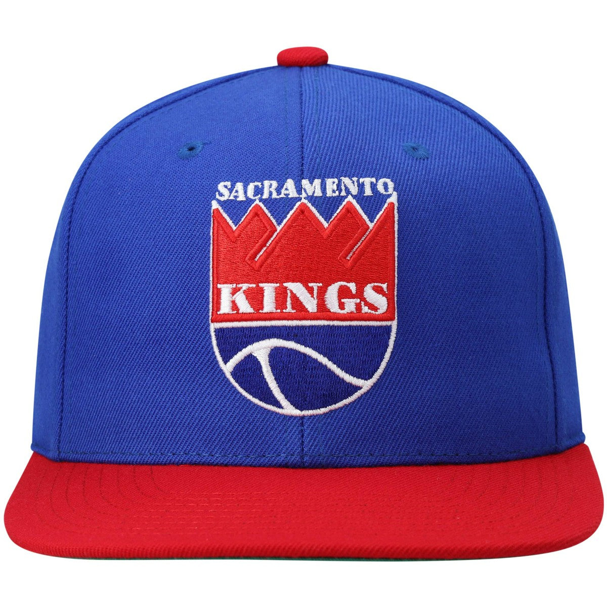 Mitchell & Ness - Sacramento Kings Hardwood Classics Team Two-Tone 2.0 Snapback Hat - Blue/Red