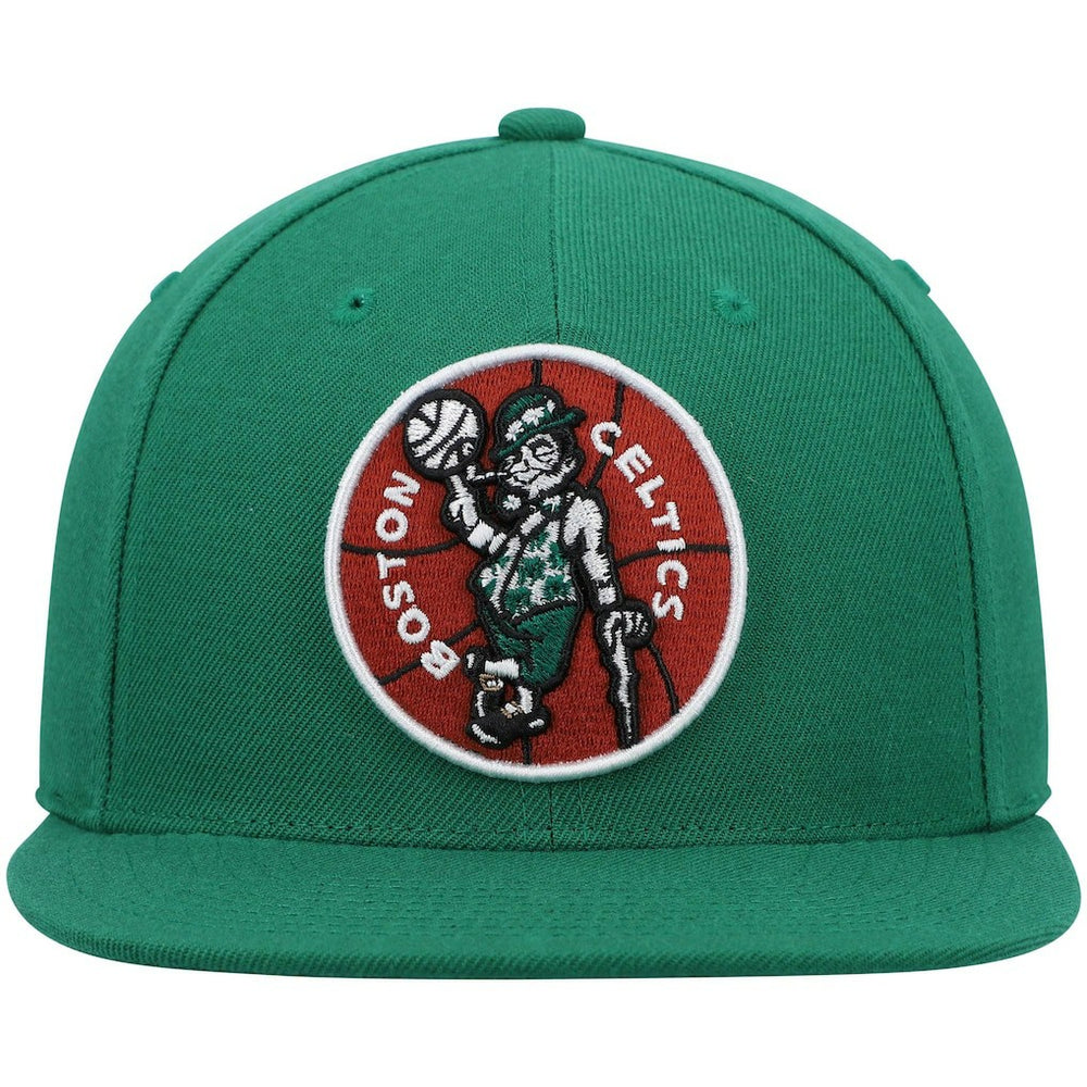 Mitchell & Ness - Boston Celtics Hardwood Classics Team Ground 2.0 Snapback Hat - Kelly Green