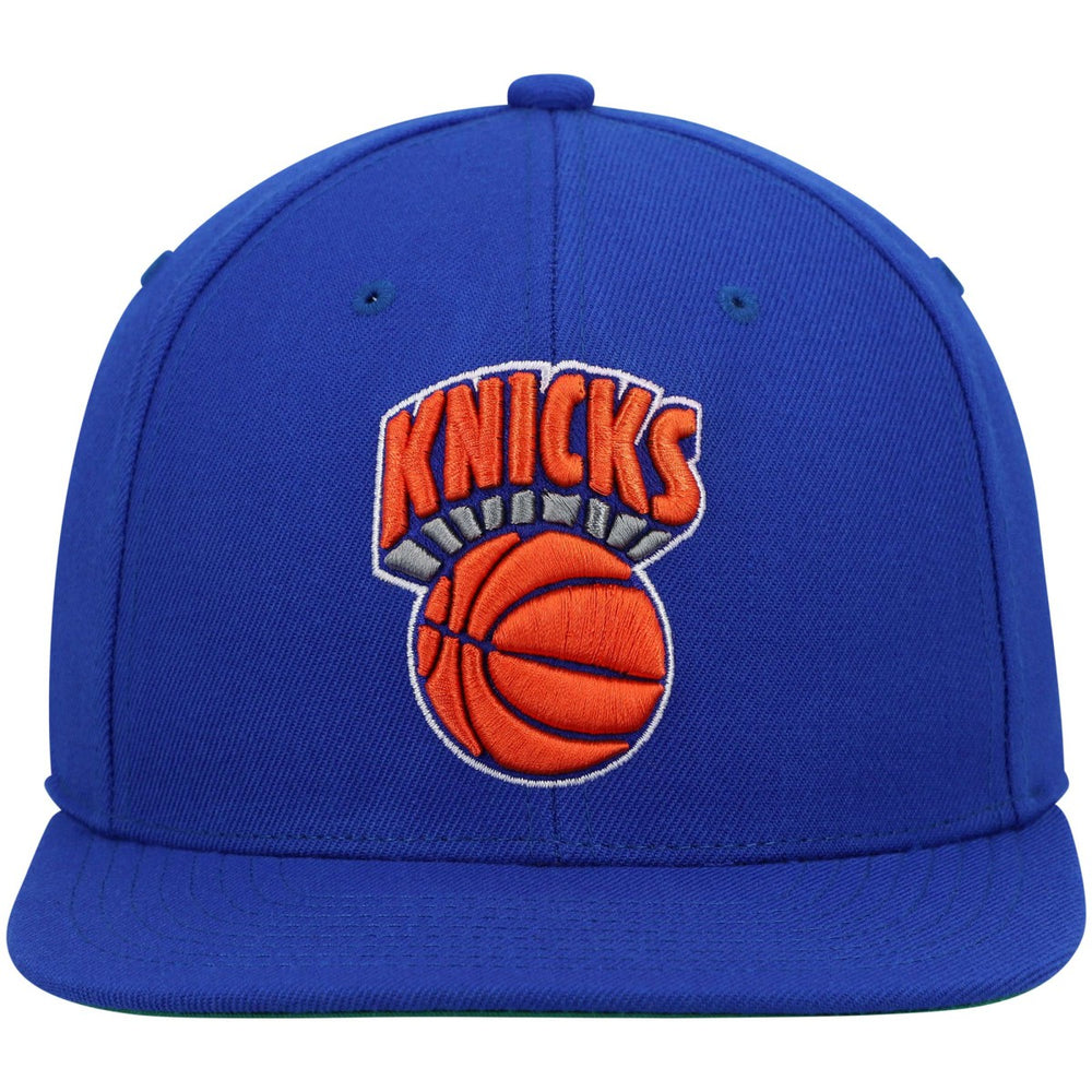 Mitchell & Ness - New York Knicks Hardwood Classics Team Ground 2.0 Snapback Hat - Blue