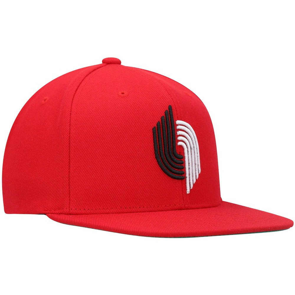 Mitchell & Ness - Portland Trail Blazers Hardwood Classics Team Ground 2.0 Snapback Hat - Red