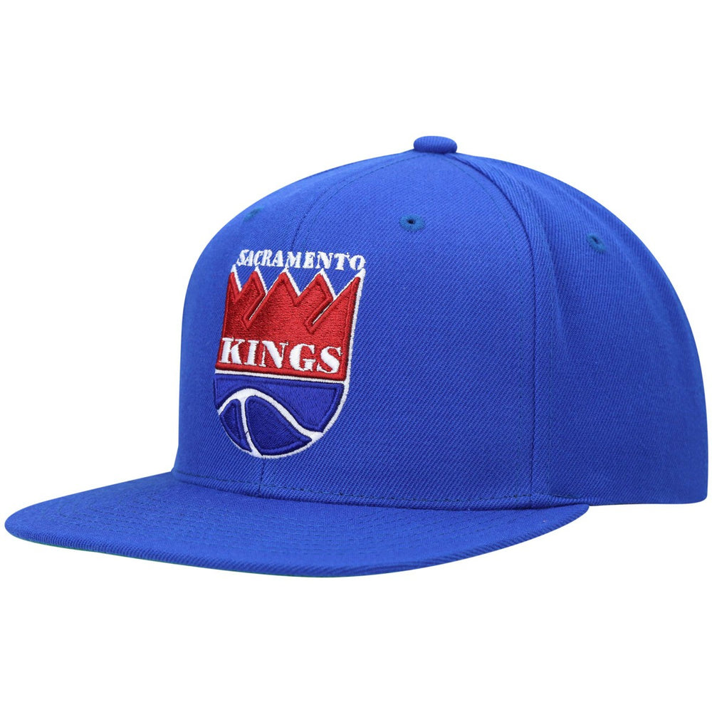 Mitchell & Ness - Sacramento Kings Hardwood Classics Team Ground 2.0 Snapback Hat - Blue
