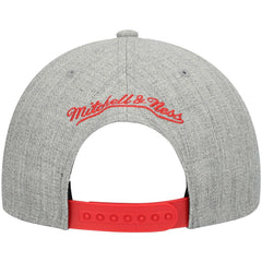 Mitchell & Ness - Atlanta Hawks Hardwood Classics Team 2.0 Snapback Hat - Heathered Gray