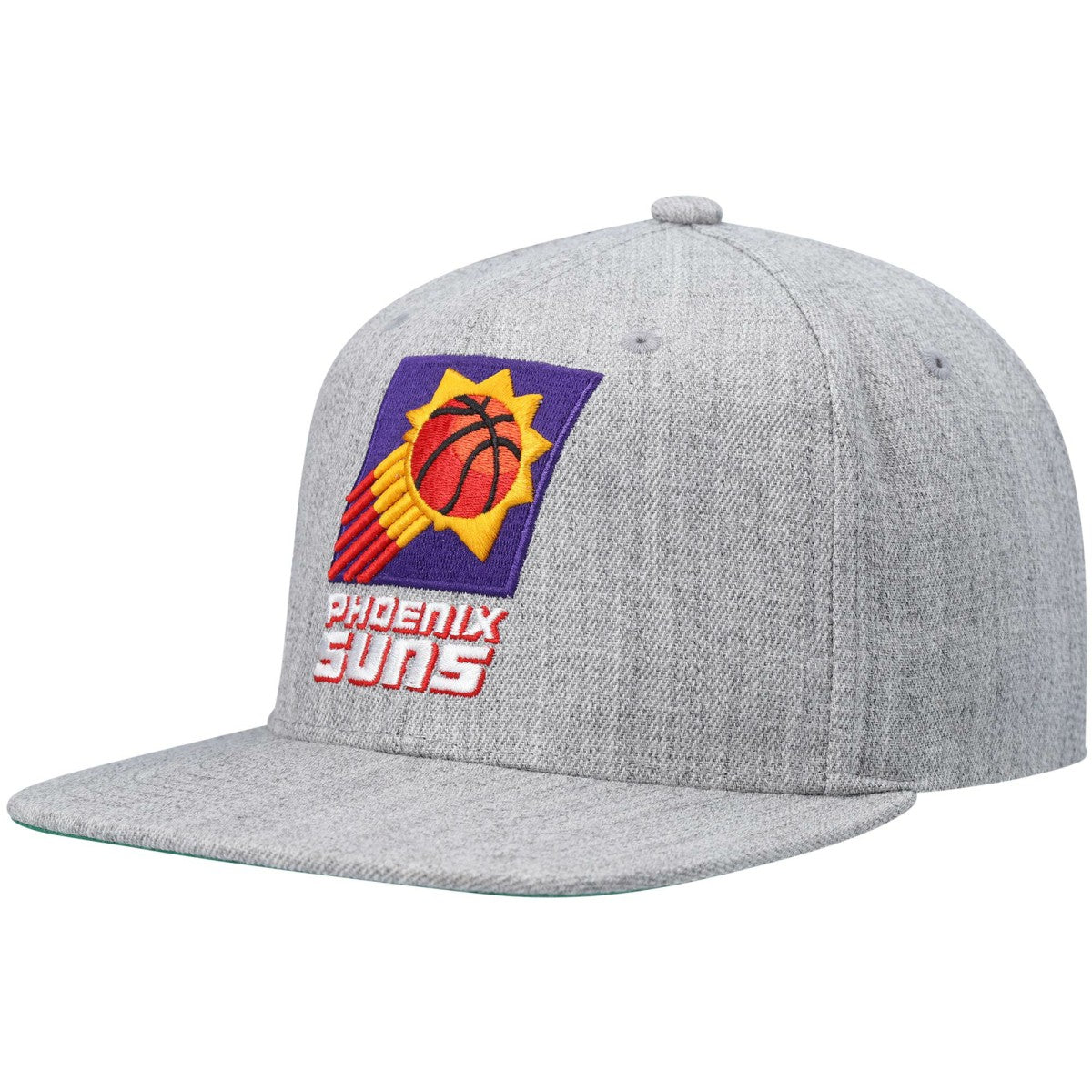 Mitchell & Ness - Phoenix Suns Hardwood Classics Team 2.0 Snapback Hat - Heathered Gray
