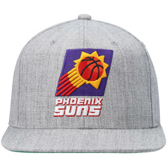 Mitchell & Ness - Phoenix Suns Hardwood Classics Team 2.0 Snapback Hat - Heathered Gray