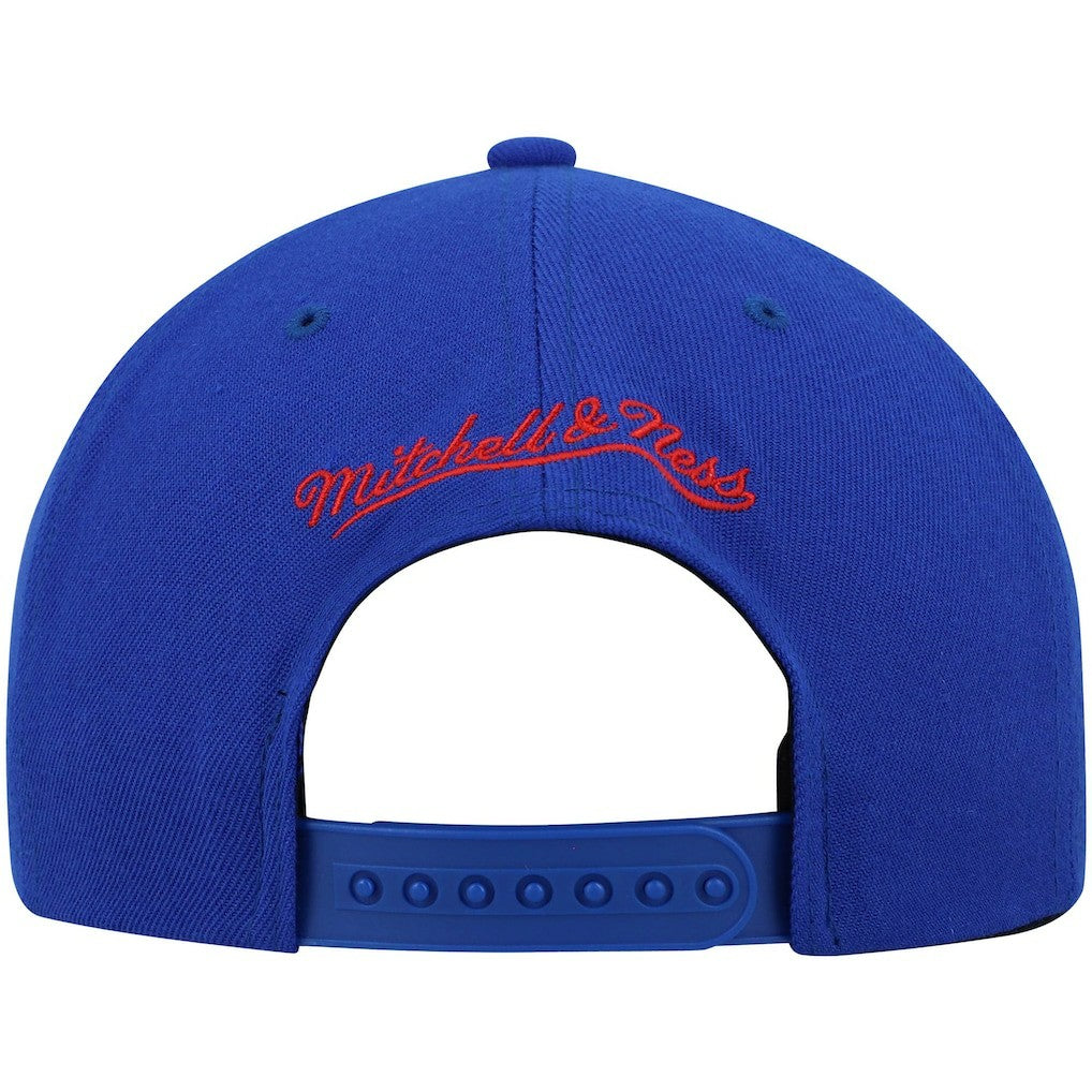 Mitchell & Ness - Philadelphia 76ers Team Two-Tone 2.0 Snapback Hat - Royal/Red