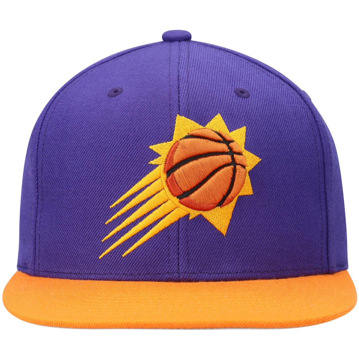 Mitchell & Ness - Phoenix Suns Team Two-Tone 2.0 Snapback Hat - Purple/Orange