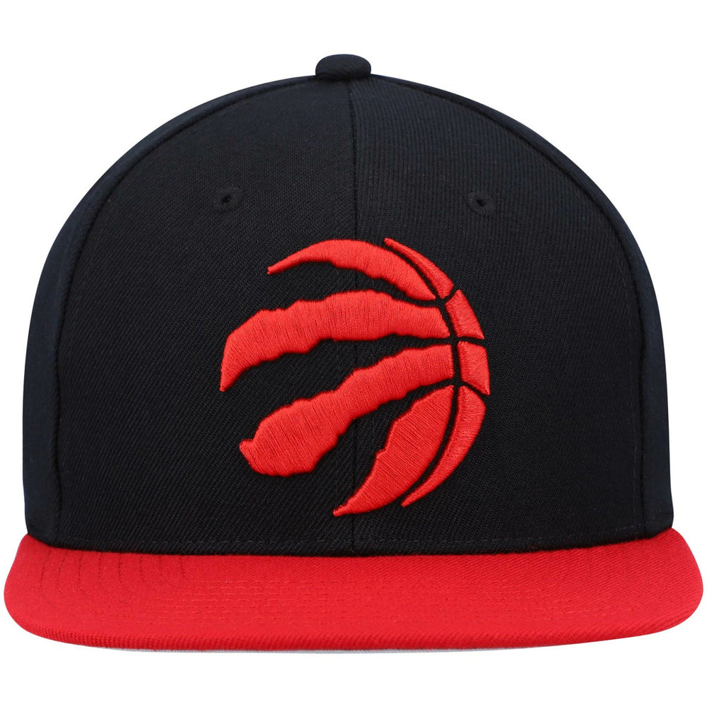 Mitchell & Ness - Toronto Raptors Team Two-Tone 2.0 Snapback Hat - Black/Red