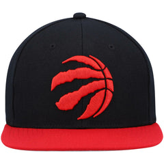 Mitchell & Ness - Toronto Raptors Team Two-Tone 2.0 Snapback Hat - Black/Red